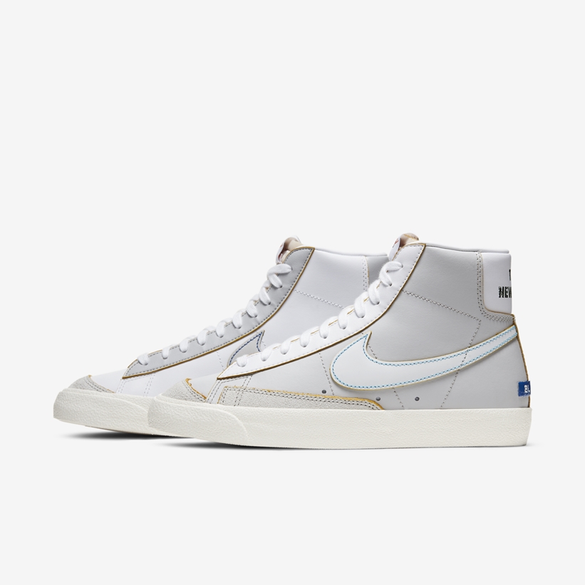 10/17 発売！ナイキ ブレーザー ミッド 77 ビンテージ “グレー/ブルー/ラベルメーカー” (NIKE BLAZER MID 77 VINTAGE “Grey/Blue/Label Maker”) [DC5203-100]