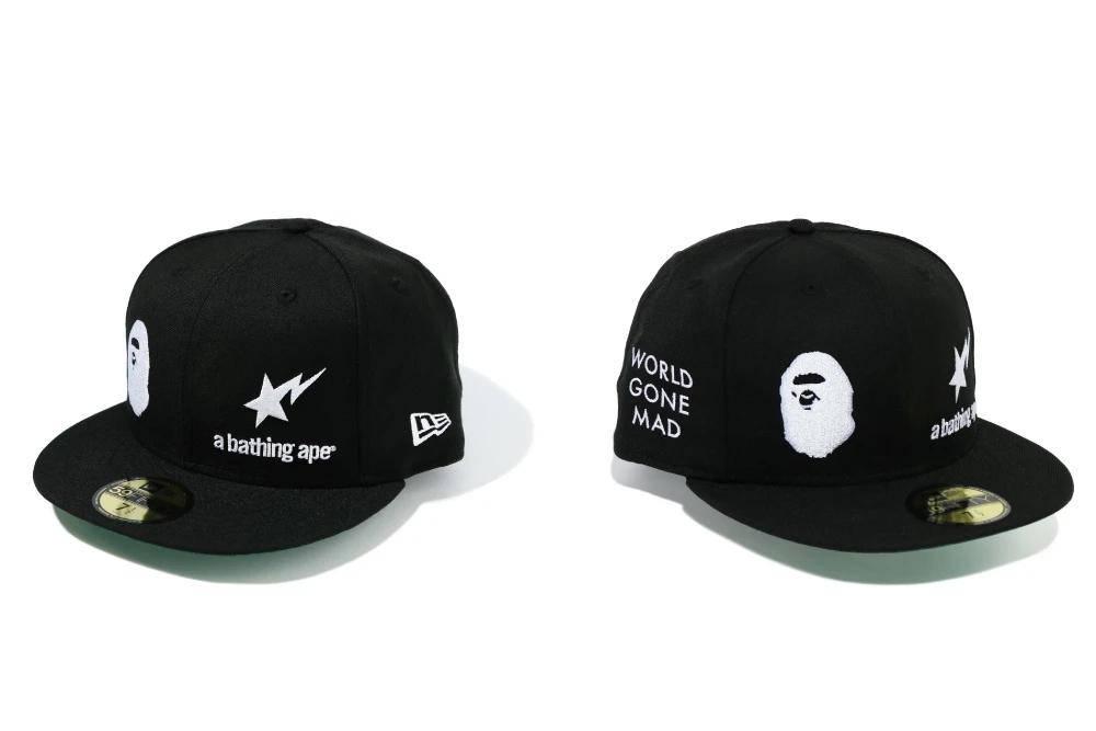 A BATHING APE × NEW ERA 最新コラボ 「59FIFTY A BATHING APE CAP」が9/5発売 (ア ベイシング エイプ)