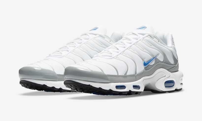 ナイキ エア マックス プラス “ホワイト/レーザーブルー/グレー” (NIKE AIR MAX PLUS “White/Laser Blue/Grey”) [DC0956-100]