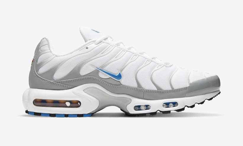 ナイキ エア マックス プラス “ホワイト/レーザーブルー/グレー” (NIKE AIR MAX PLUS “White/Laser Blue/Grey”) [DC0956-100]