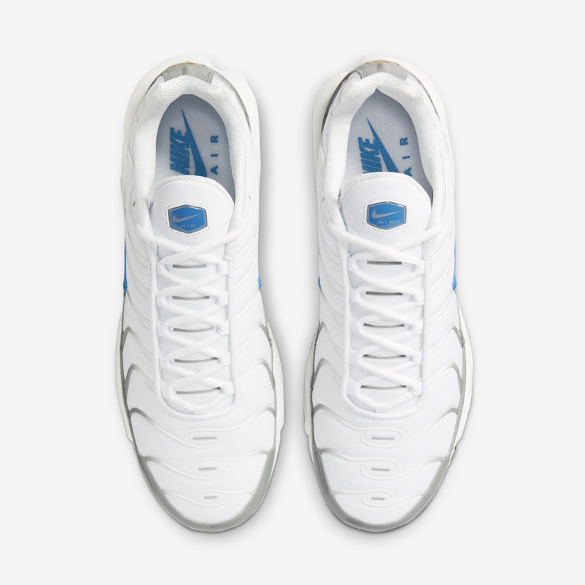 ナイキ エア マックス プラス “ホワイト/レーザーブルー/グレー” (NIKE AIR MAX PLUS “White/Laser Blue/Grey”) [DC0956-100]