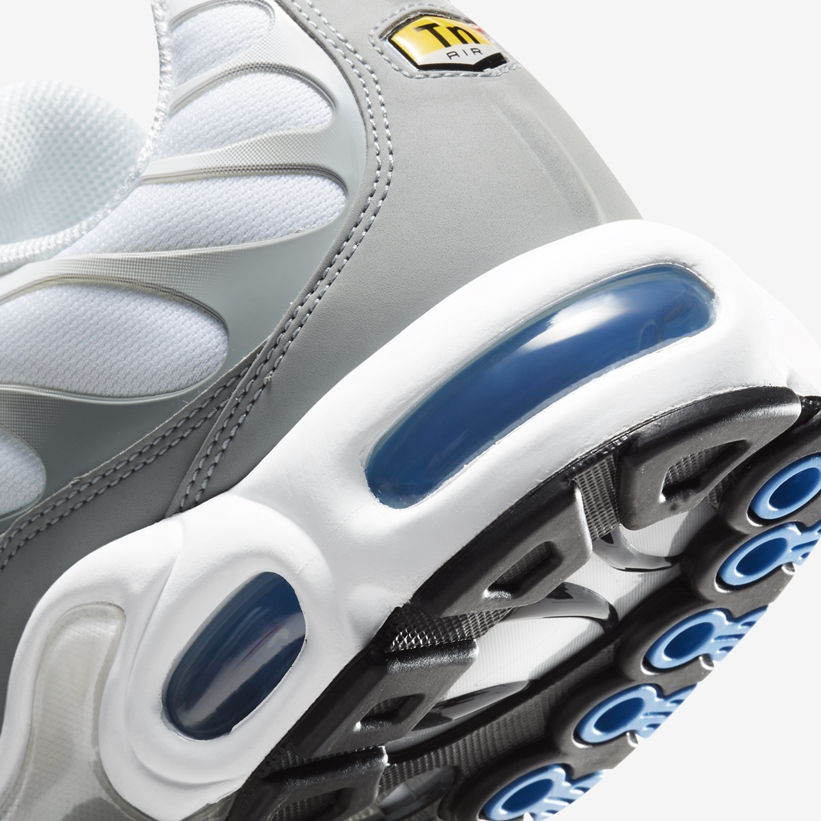 ナイキ エア マックス プラス “ホワイト/レーザーブルー/グレー” (NIKE AIR MAX PLUS “White/Laser Blue/Grey”) [DC0956-100]