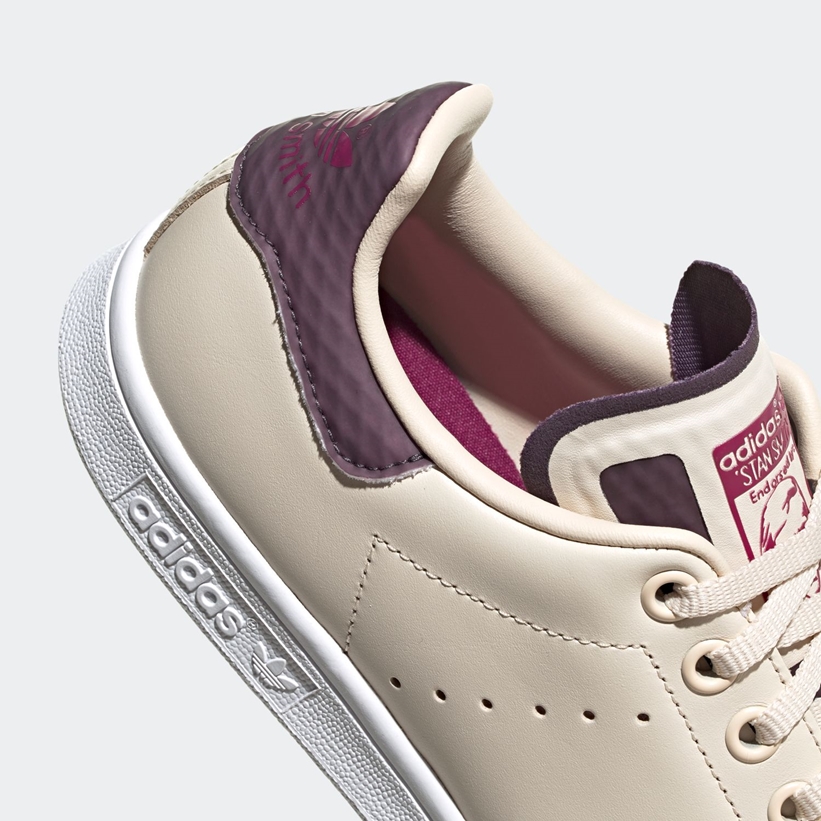 上質なレザーをアッパーに採用したアディダス オリジナルス スタンスミス (adidas Originals STAN SMITH “Linen/Noble Purple”) [FX9068]