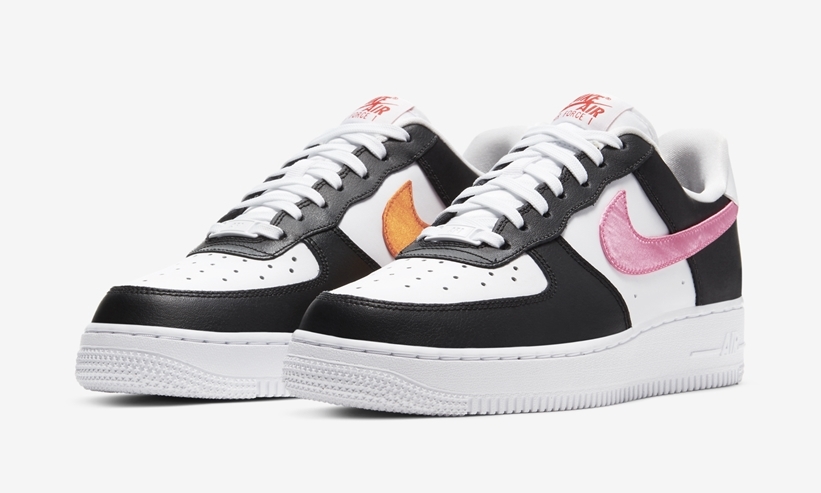 ナイキ エア フォース 1 ロー “ホワイト/ブラック/ピンク/オレンジ” (NIKE AIR FORCE 1 LOW “White/Black/Pink/Orange”) [DC4463-100]