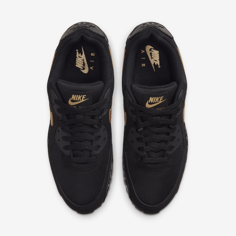 ナイキ エア マックス 90 “ブラック/メタリックゴールド” (NIKE AIR MAX 90 “Black/Metallic Gold”) [DC4119-001]