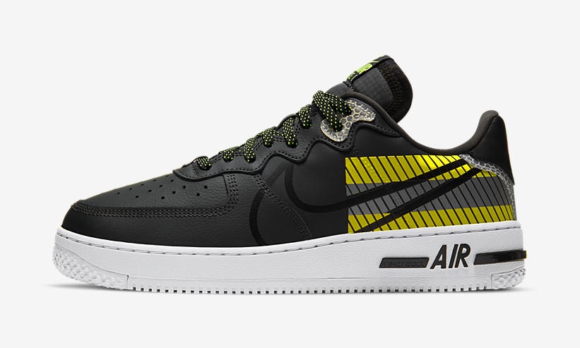 ナイキ エア フォース 1 リアクト ロー 3M LX “アンスラサイト/ブラック” (NIKE AIR FORCE 1 REACT LOW 3M LX “Anthracite/Black”) [CT3316-003]