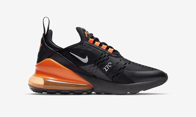 ナイキ GS エア マックス 270 “ブラック/オレンジ/ハロウィン” (NIKE GS AIR MAX 270 “Black/Orange/Halloween”) [DC9199-001]