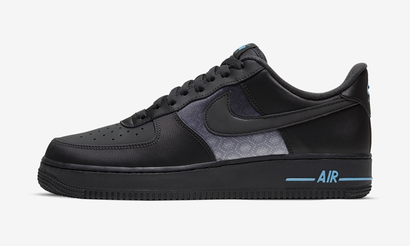 ナイキ エア フォース 1 ロー “ブラック/ブルー/リフレクティブ” (NIKE AIR FORCE 1 LOW “Black/Blue/Reflective”) [DH2475-001]