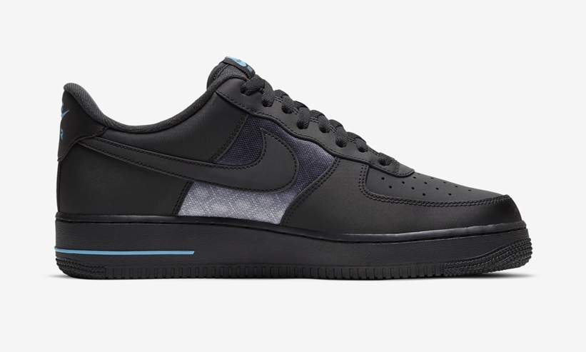 ナイキ エア フォース 1 ロー “ブラック/ブルー/リフレクティブ” (NIKE AIR FORCE 1 LOW “Black/Blue/Reflective”) [DH2475-001]