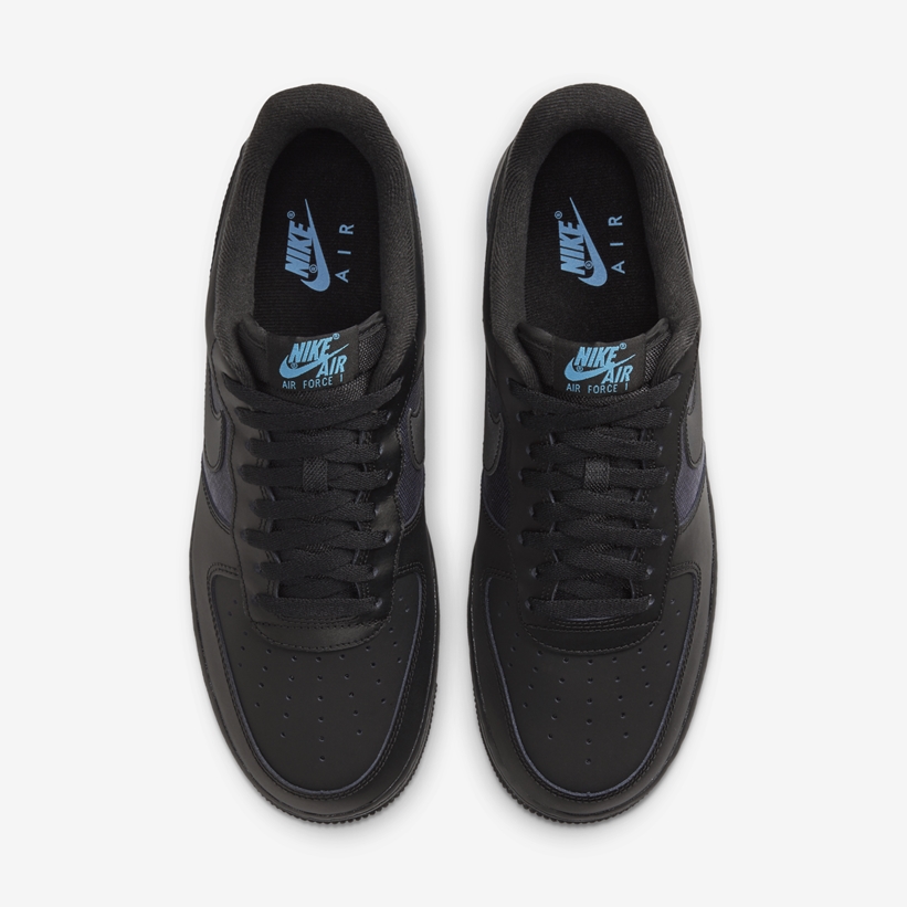 ナイキ エア フォース 1 ロー “ブラック/ブルー/リフレクティブ” (NIKE AIR FORCE 1 LOW “Black/Blue/Reflective”) [DH2475-001]