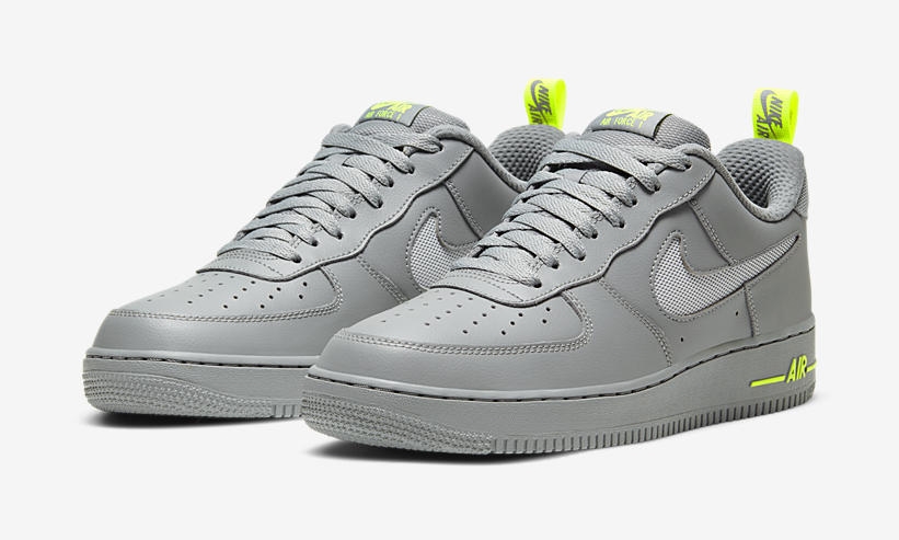 ナイキ エア フォース 1 ロー “グレー/ボルト” (NIKE AIR FORCE 1 LOW “Grey/Volt”) [DC1429-001]