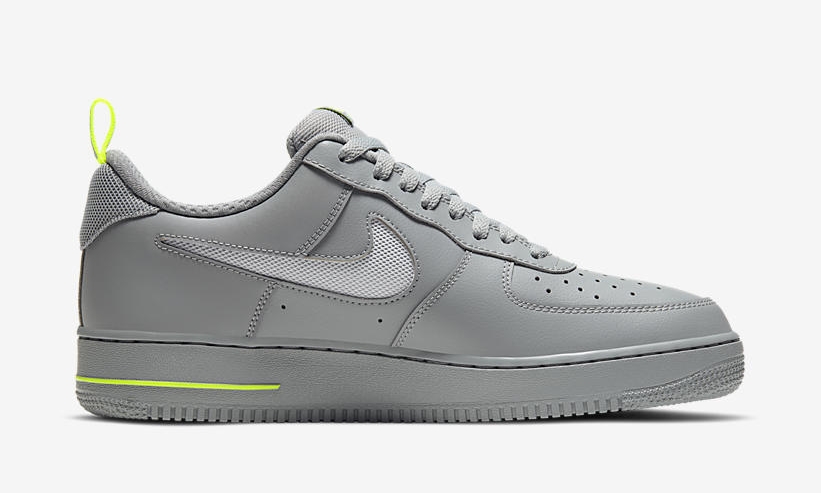 ナイキ エア フォース 1 ロー “グレー/ボルト” (NIKE AIR FORCE 1 LOW “Grey/Volt”) [DC1429-001]