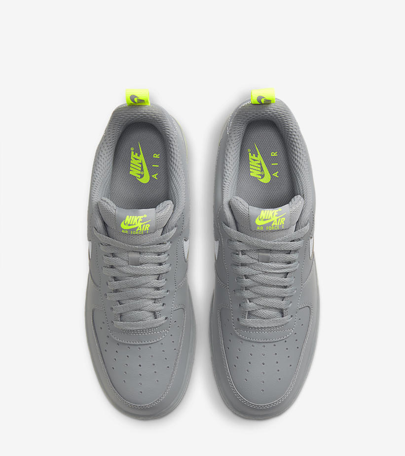 ナイキ エア フォース 1 ロー “グレー/ボルト” (NIKE AIR FORCE 1 LOW “Grey/Volt”) [DC1429-001]