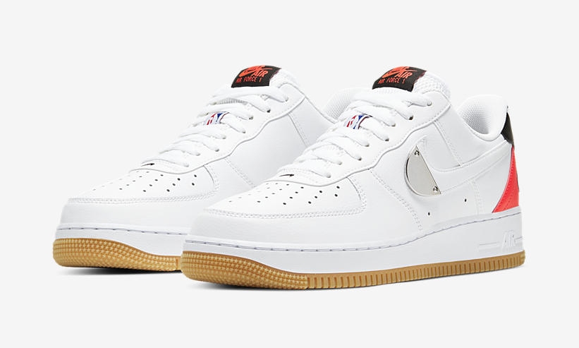 ナイキ エア フォース 1 ロー “エヌビーエー パック” ホワイト/ブライトクリムゾン/ブラック (NIKE AIR FORCE 1 LOW “NBA Pack” White/Bright Crimson/Black) [CT2298-101]