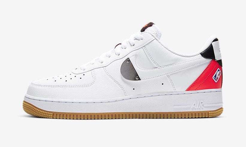 10/1 発売！ナイキ エア フォース 1 ロー “エヌビーエー パック” ホワイト/ブライトクリムゾン/ブラック (NIKE AIR FORCE 1 LOW “NBA Pack” White/Bright Crimson/Black) [CT2298-101]