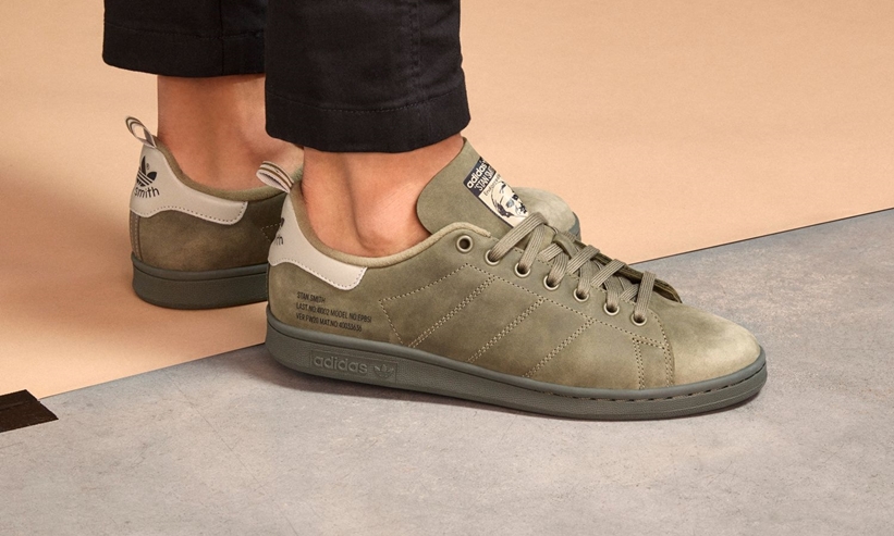 9/10発売！アディダス オリジナルス スタンスミス “ローカーキ/フェザーグレー/ナイトカーゴ” (adidas Originals STAN SMITH “Raw Khaki/Feather Grey/Night Cargo”) [FZ3552]