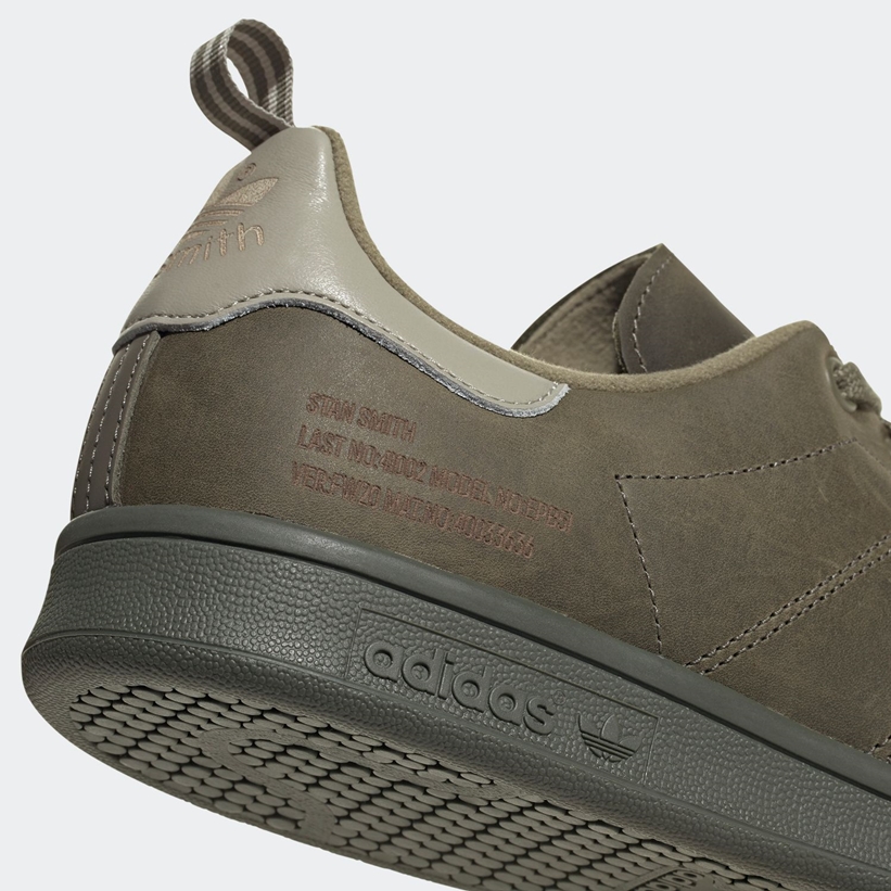 9/10発売！アディダス オリジナルス スタンスミス “ローカーキ/フェザーグレー/ナイトカーゴ” (adidas Originals STAN SMITH “Raw Khaki/Feather Grey/Night Cargo”) [FZ3552]