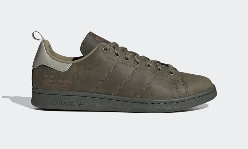 9/10発売！アディダス オリジナルス スタンスミス “ローカーキ/フェザーグレー/ナイトカーゴ” (adidas Originals STAN SMITH “Raw Khaki/Feather Grey/Night Cargo”) [FZ3552]