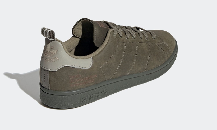 9/10発売！アディダス オリジナルス スタンスミス “ローカーキ/フェザーグレー/ナイトカーゴ” (adidas Originals STAN SMITH “Raw Khaki/Feather Grey/Night Cargo”) [FZ3552]