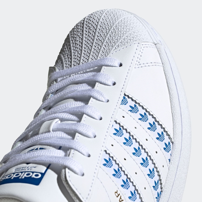 9/10発売！アディダス オリジナルス スーパースター “ホワイト/ラッシュブルー” (adidas Originals SUPERSTAR “White/Rush Blue”) [FY3494]