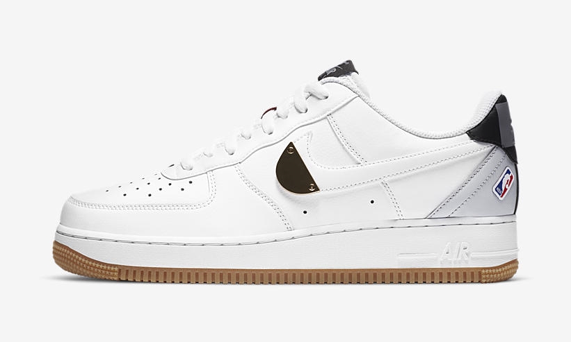 ナイキ エア フォース 1 ロー “エヌビーエー パック” ホワイト/ピュアプラチナム/クールグレー (NIKE AIR FORCE 1 LOW “NBA Pack” White/Pure Platinum/Cool Grey) [CT2298-100]