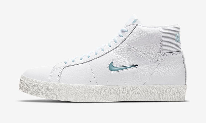 ナイキ SB ズーム ブレーザー ミッド プレミアム “ホワイト/グレーシャーアイス” (NIKE SB ZOOM BLAZER MID PREMIUM “White/Glacier Ice”) [CU5283-100]