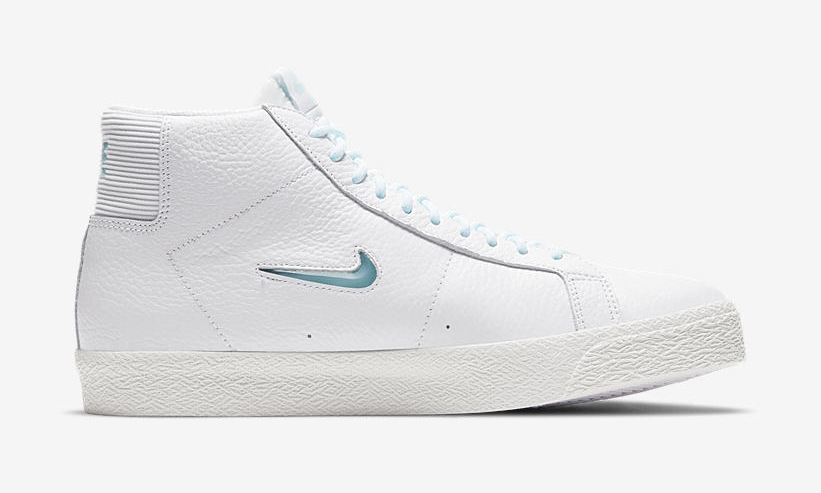 ナイキ SB ズーム ブレーザー ミッド プレミアム “ホワイト/グレーシャーアイス” (NIKE SB ZOOM BLAZER MID PREMIUM “White/Glacier Ice”) [CU5283-100]