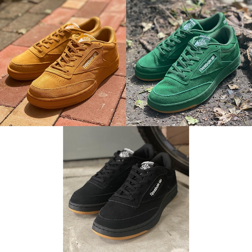 REEBOK CLUB C 85 SUEDE 3カラー (リーボック クラブC スエード) [FV9884,FV9885,FV9886]