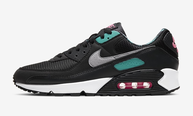 ナイキ エア マックス 90 “ブラック/ニューグリーン/パーティクルグレー” (NIKE AIR MAX 90 “Black/New Green/Particle Grey”) [DC0958-001]