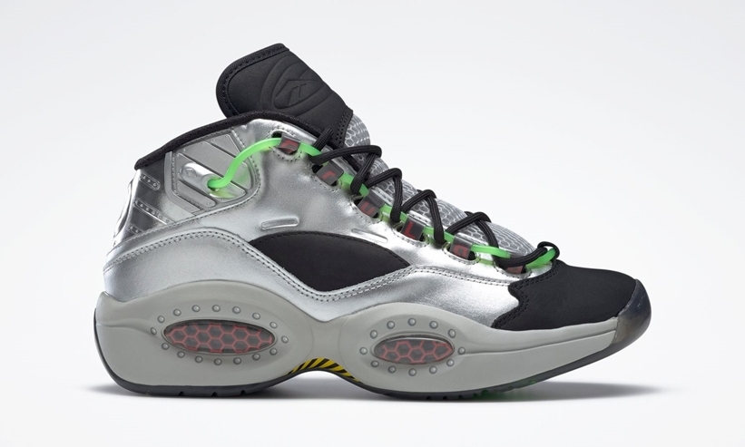 10/1発売！REEBOK QUESTION MID “Silver Metallic/Black” (リーボック クエスチョン ミッド “シルバーメタリック/ブラック”) [FW7548]