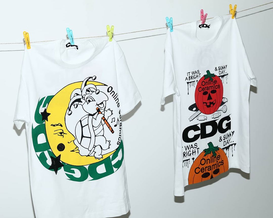 CDG × Online Ceramics コラボTEEが9/15発売 (シーディージー オンラインセラミック)