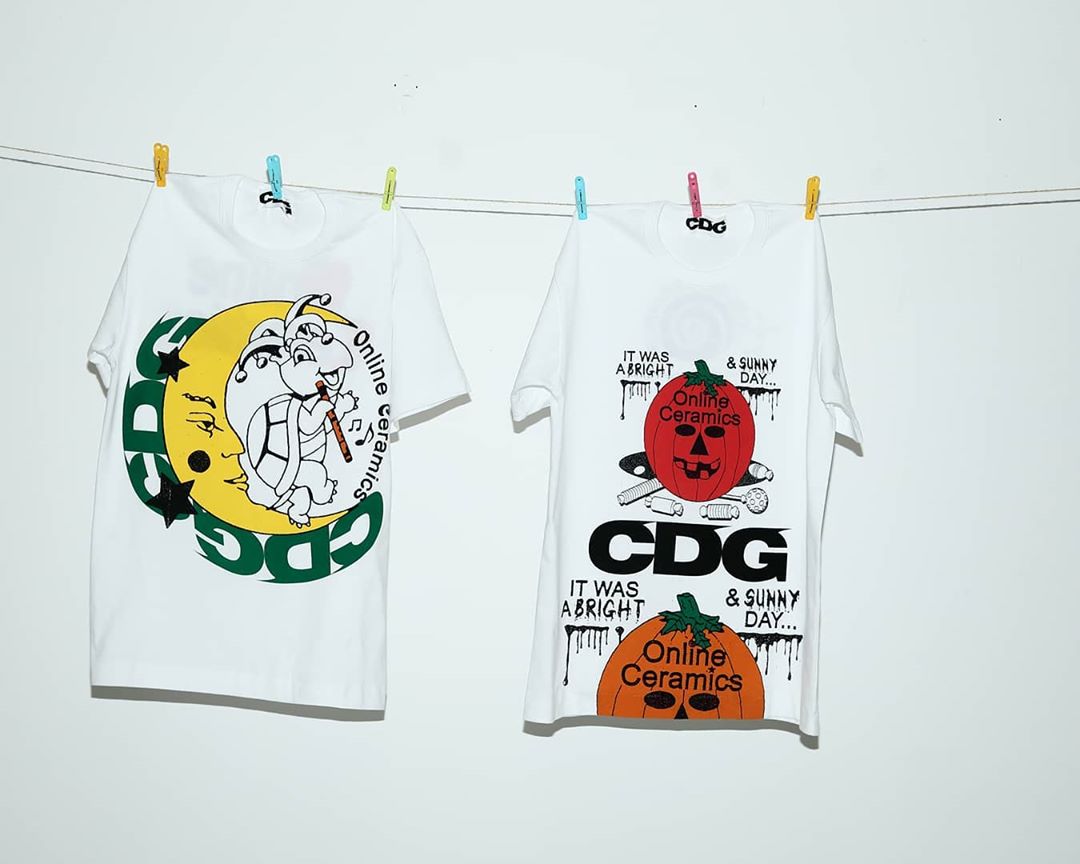 CDG × Online Ceramics コラボTEEが9/15発売 (シーディージー オンラインセラミック)