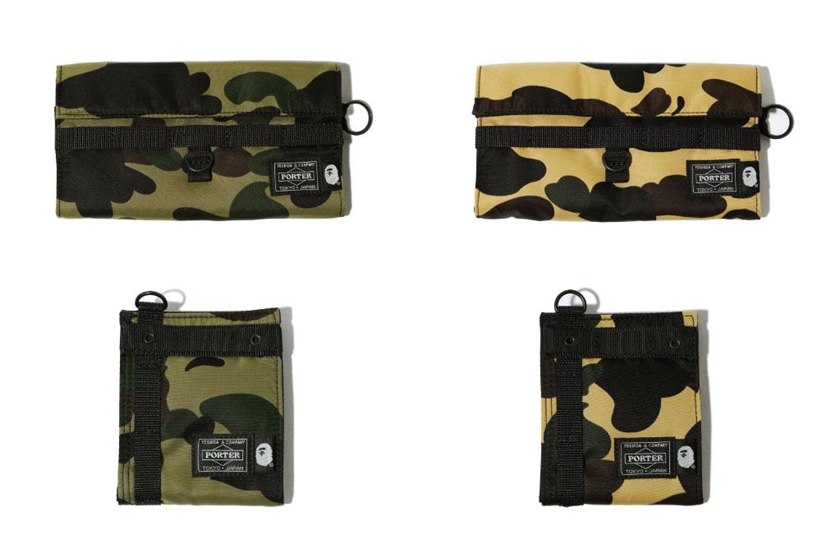 A BATHING APE × PORTER コラボ最新作！カモフラージュ柄を組み合わせた「1ST CAMO」4アイテムが9/19発売 (ア ベイシング エイプ ポーター)