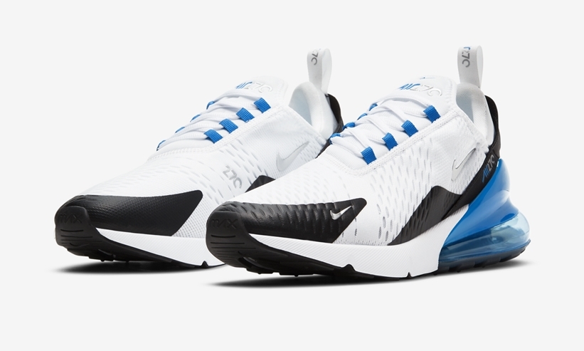 ナイキ エア マックス 270 “ホワイト/メタリックシルバー/ブルー” (NIKE AIR MAX 270 “White/Metallic Silver/Blue”) [DC1938-100]