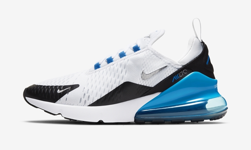 ナイキ エア マックス 270 “ホワイト/メタリックシルバー/ブルー” (NIKE AIR MAX 270 “White/Metallic Silver/Blue”) [DC1938-100]