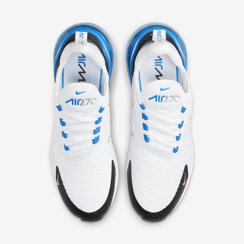 ナイキ エア マックス 270 “ホワイト/メタリックシルバー/ブルー” (NIKE AIR MAX 270 “White/Metallic Silver/Blue”) [DC1938-100]