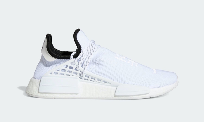 Pharrell Williams x adidas Originals NMD TRAIL HU “White/Human Race” (ファレル・ウィリアムス アディダス オリジナルス エヌエムディー “ホワイト/人類”) [GY0092]