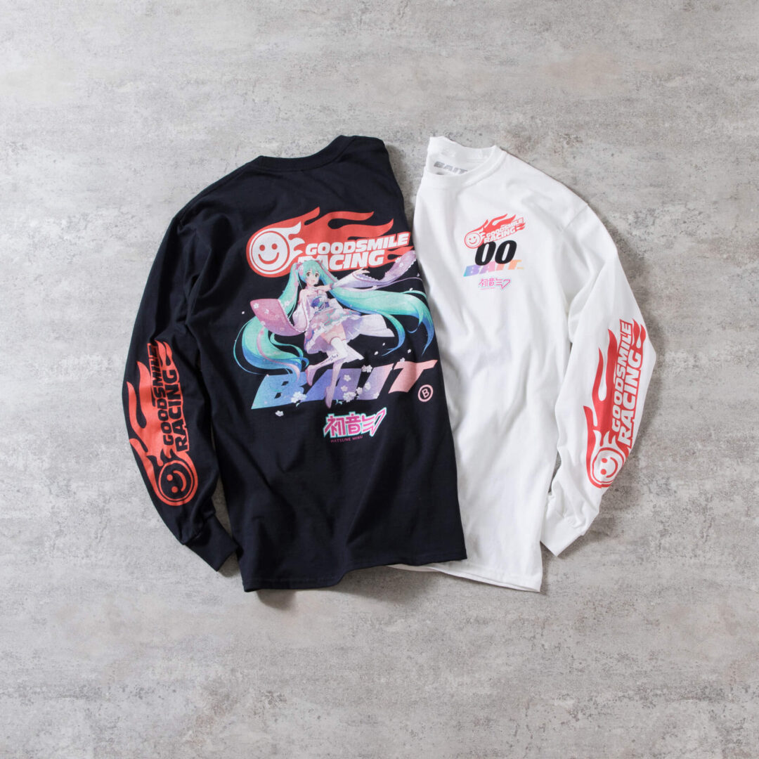 初音ミク × BAIT × GOODSMILE RACING コラボ TEEが9/19発売 (Hatsune Miku ベイト グッドスマイルレーシーング)