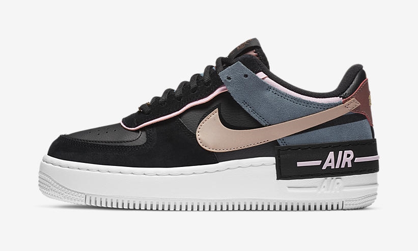 ナイキ ウィメンズ エア フォース 1 ロー シャドウ “ブラック/メタリックレッドブロンズ” (NIKE WMNS AIR FORCE 1 LOW SHADOW “Black/Metallic Red Bronze”) [CU5315-001]