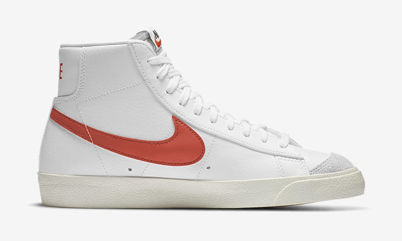 ナイキ ブレーザー ミッド 77 ビンテージ “ホワイト/マントラオレンジ/セイル” (NIKE BLAZER MID 77 VINTAGE “White/Mantra Orange/Sail”) [BQ6806-110]