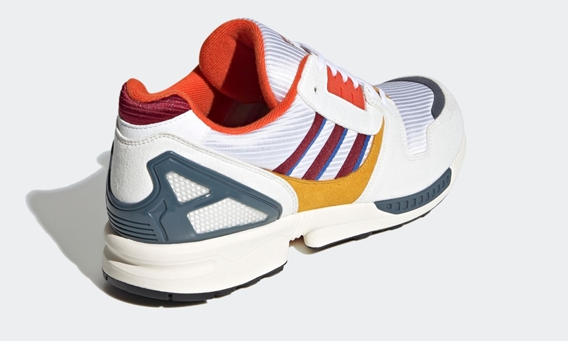 adidas Originals ZX 8000 “White/College Burgundy/Legacy Blue” (アディダス オリジナルス ゼットエックス 8000 “ホワイト/カレッジバーガンディ/レガシーブルー”) [FY9271]