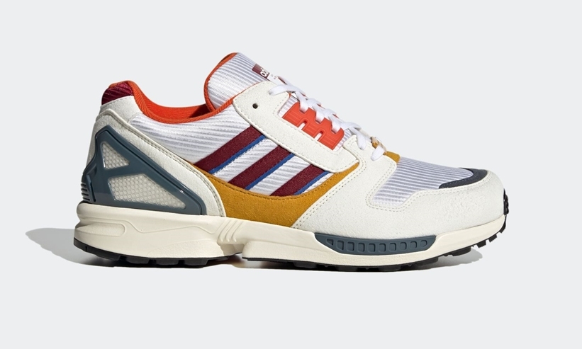 adidas Originals ZX 8000 “White/College Burgundy/Legacy Blue” (アディダス オリジナルス ゼットエックス 8000 “ホワイト/カレッジバーガンディ/レガシーブルー”) [FY9271]