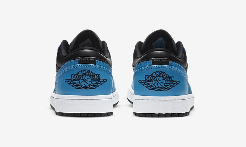 ナイキ エア ジョーダン 1 ロー “ブラック/レーザーブルー/ホワイト” (NIKE AIR JORDAN 1 LOW “Black/Laser Blue/White”) [553558-410]