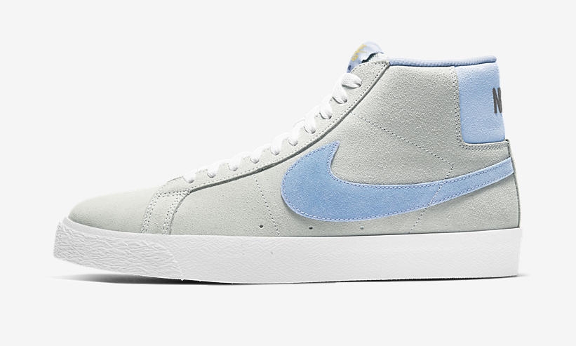 ナイキ SB ズーム ブレーザー ミッド “グレー/ブルー” (NIKE SB ZOOM BLAZER MID “Grey/Blue”) [864349-008]