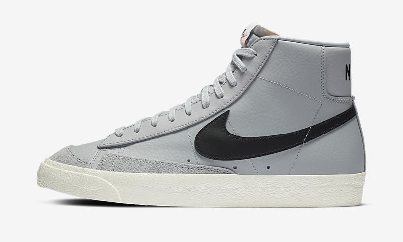 ナイキ ブレーザー ミッド 77 ビンテージ “グレー/ブラック” (NIKE BLAZER MID 77 VINTAGE “Grey/Black”) [BQ6806-001]