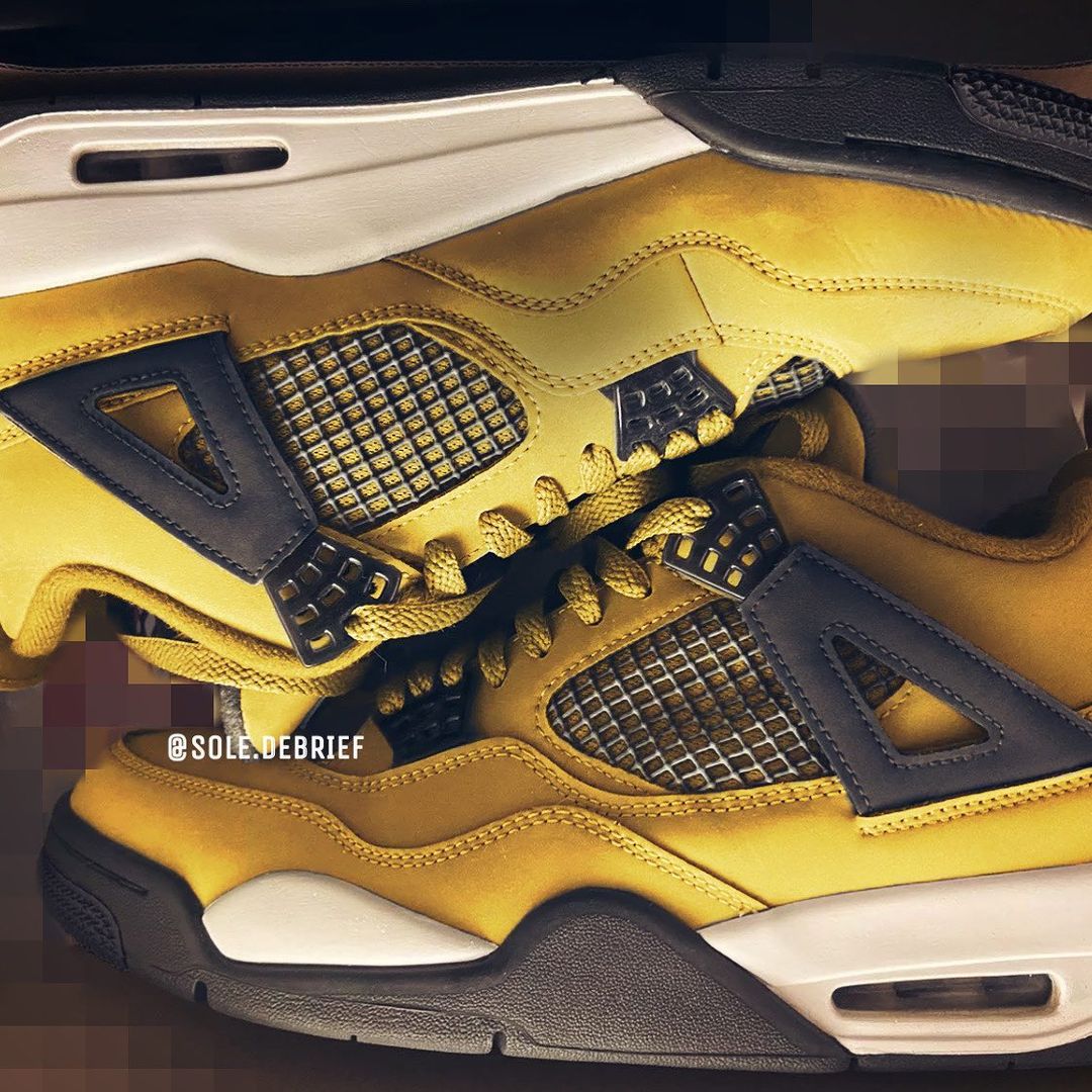 【国内 8/28 発売】ナイキ エア ジョーダン 4 レトロ “ツアーイエロー/ダークブルーグレー” (NIKE AIR JORDAN 4 RETRO “Tour Yellow/Dark Blue Grey”) [CT8527-700]