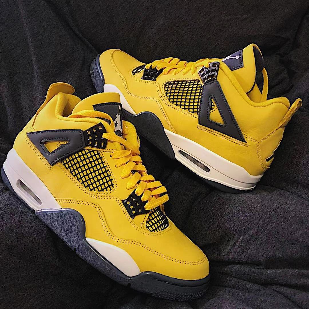 【国内 8/28 発売】ナイキ エア ジョーダン 4 レトロ “ツアーイエロー/ダークブルーグレー” (NIKE AIR JORDAN 4 RETRO “Tour Yellow/Dark Blue Grey”) [CT8527-700]