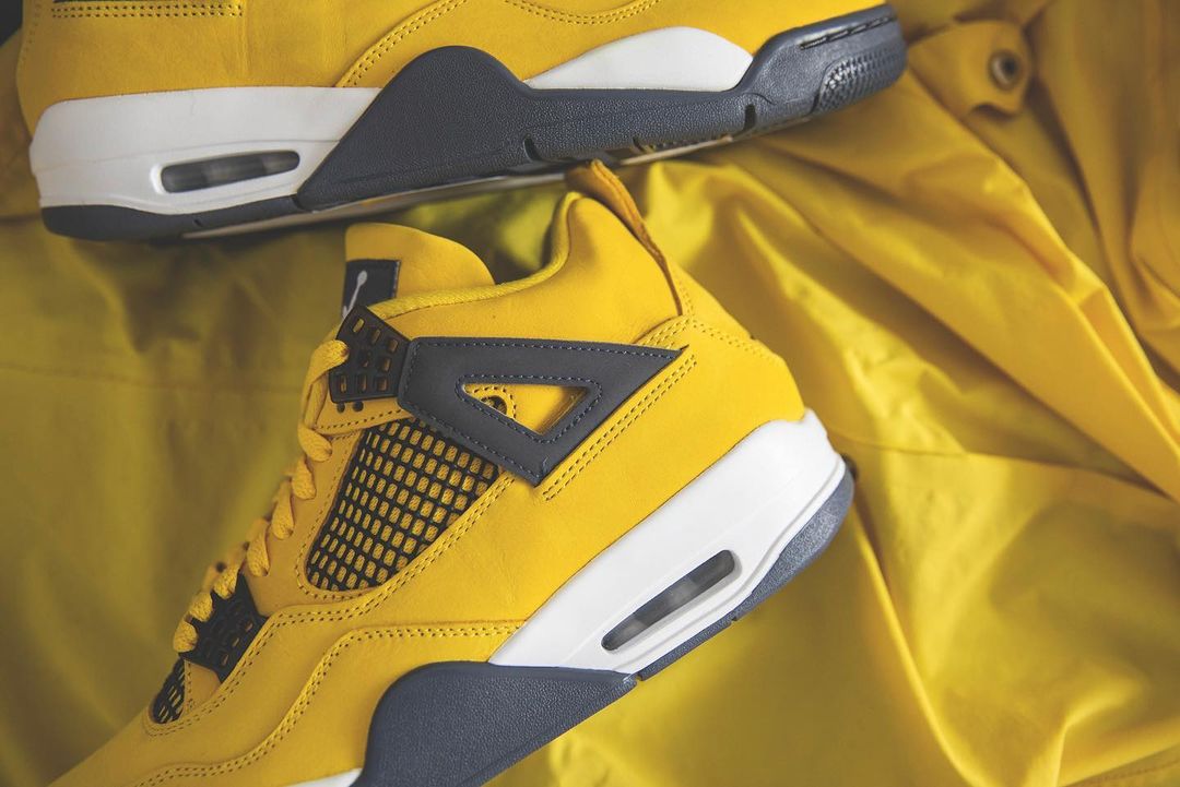 【国内 8/28 発売】ナイキ エア ジョーダン 4 レトロ “ツアーイエロー/ダークブルーグレー” (NIKE AIR JORDAN 4 RETRO “Tour Yellow/Dark Blue Grey”) [CT8527-700]