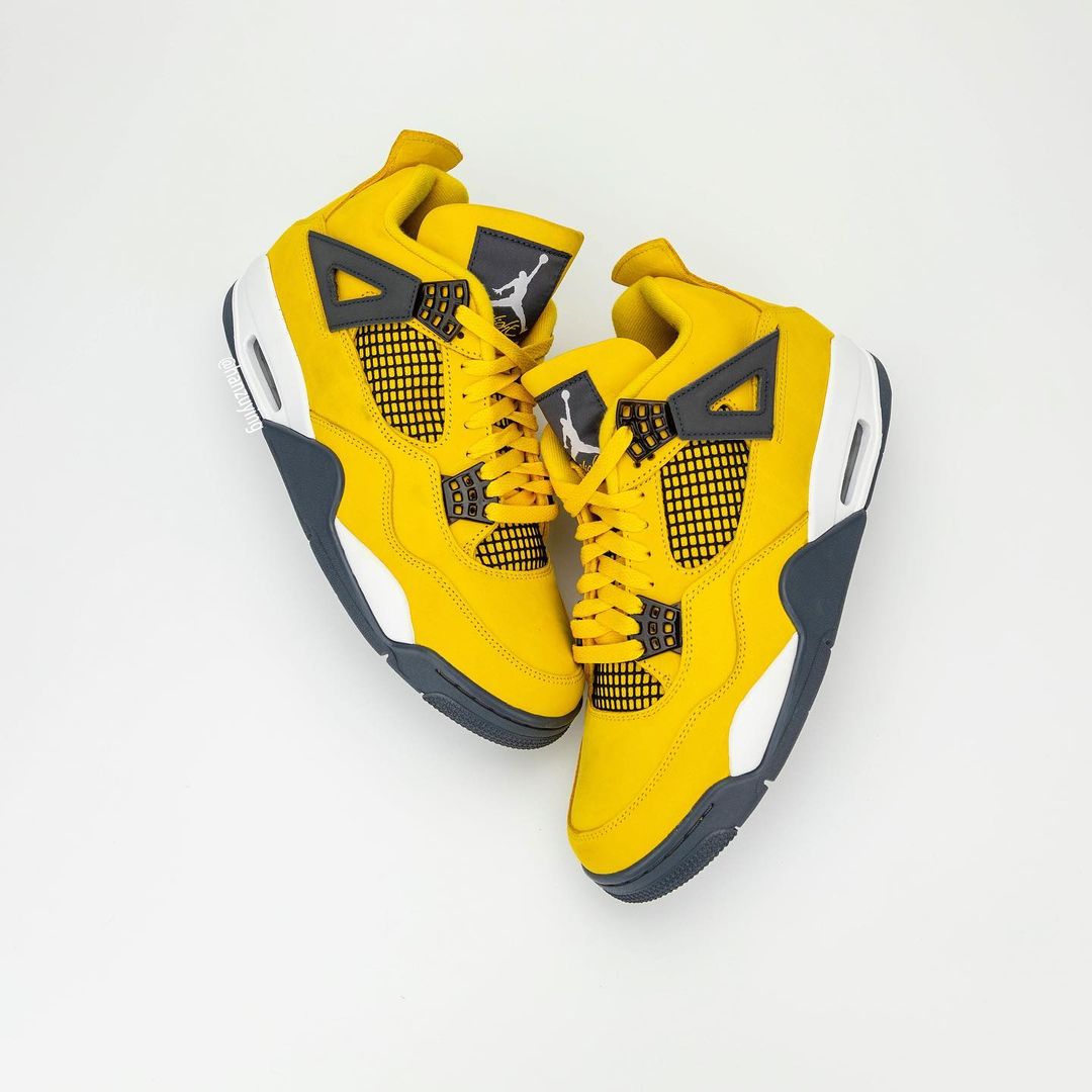 【国内 8/28 発売】ナイキ エア ジョーダン 4 レトロ “ツアーイエロー/ダークブルーグレー” (NIKE AIR JORDAN 4 RETRO “Tour Yellow/Dark Blue Grey”) [CT8527-700]