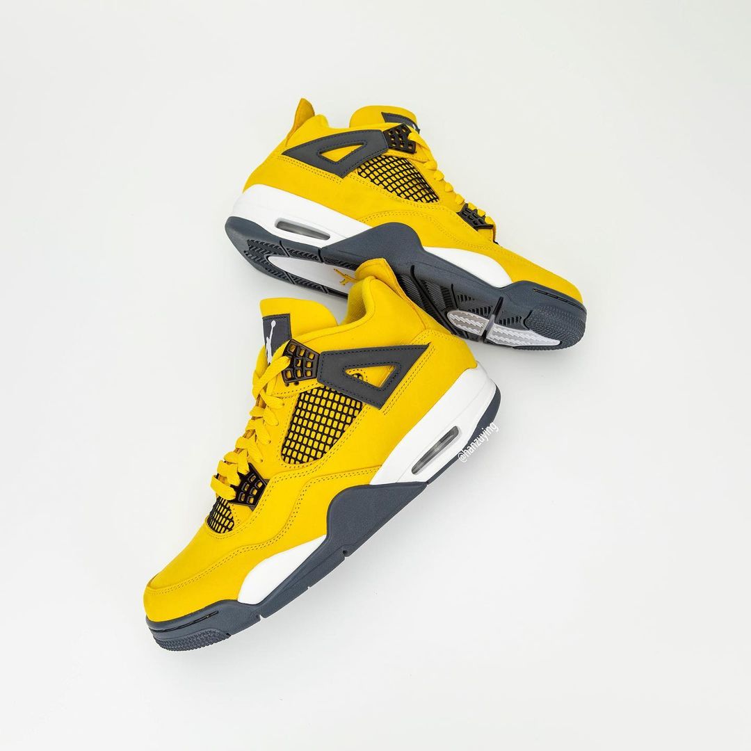 【国内 8/28 発売】ナイキ エア ジョーダン 4 レトロ “ツアーイエロー/ダークブルーグレー” (NIKE AIR JORDAN 4 RETRO “Tour Yellow/Dark Blue Grey”) [CT8527-700]